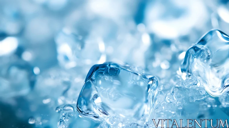 Crystal cubes lean into light and shimmer like frozen glass