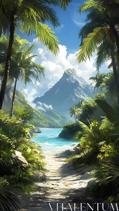 Emerald Passage: Where Volcanic Dreams Meet Turquoise Shores.