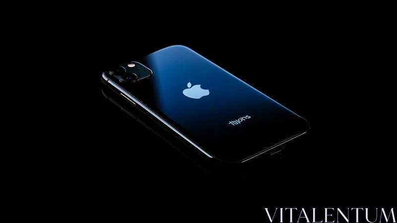 Premium Smartphone Product Showcase with Studio Lighting.