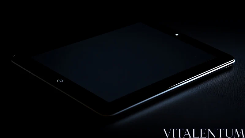 Sleek smartphone glowing against darkness with tech elegance