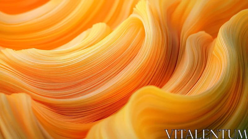 Sunlit ribbons of digital silk drift in glowing currents