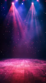 Glowing stage lights welcoming you into the spotlight.