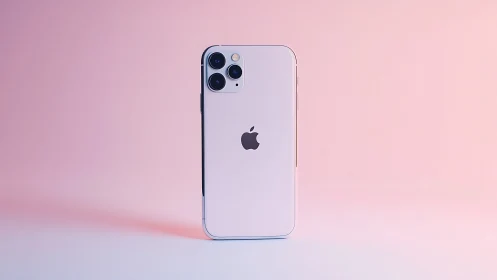 iPhone 11 Pro Max Silver White Gradient Studio.