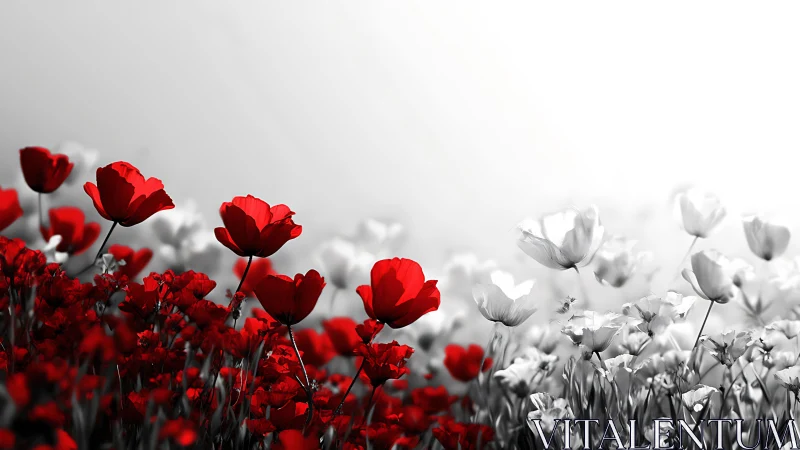 Crimson Rebels Stand Defiant Where Grayscale Dreams Surrender