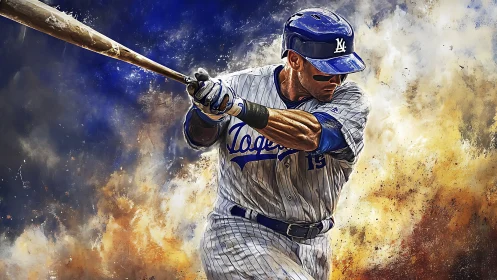 Lightning-charged slugger carves a path through painted dust