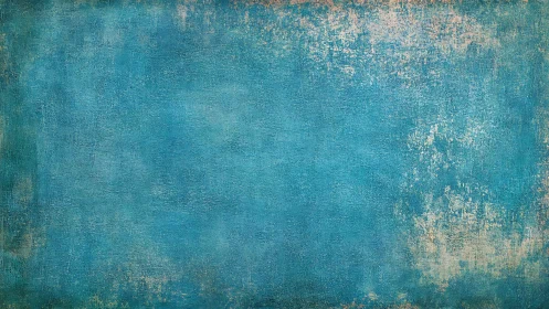 Textured turquoise grunge background evokes calm creative space