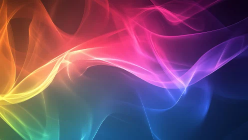 Multicolor light waveforms traverse a dark gradient field