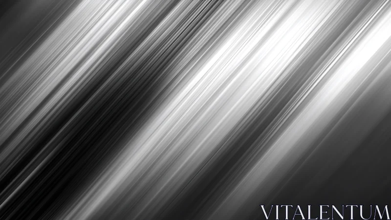 Monochrome diagonal light streaks in abstract linear gradient.
