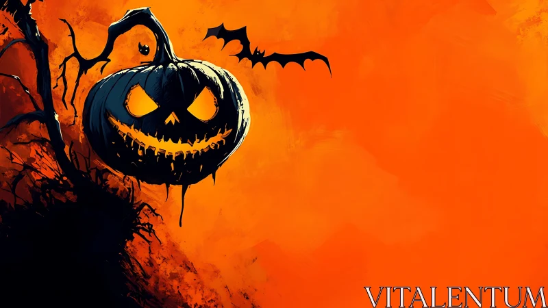 Jack o’ lantern drift with high‑contrast nocturnal silhouettes.