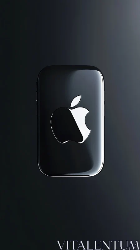 Silicon Soul: The Apple Device in Monochrome Solitude.