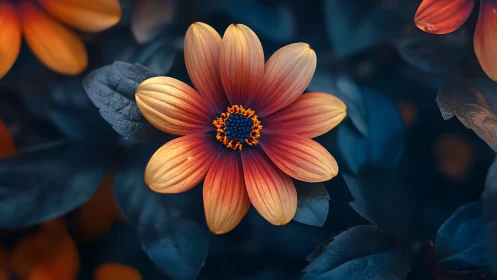 Radiant Bloom: A Warm Welcome in Petals.