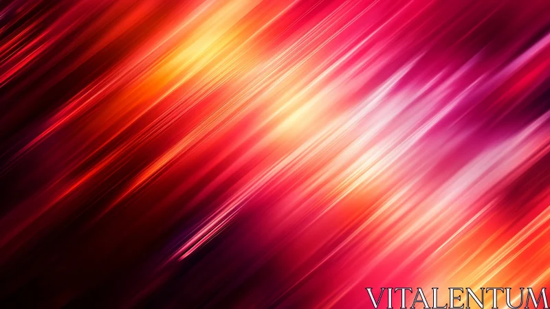 Vibrant diagonal light streaks in warm red and pink tones.