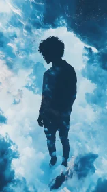 Drifting Between Sky Dreams and Quiet Blue Clouds.