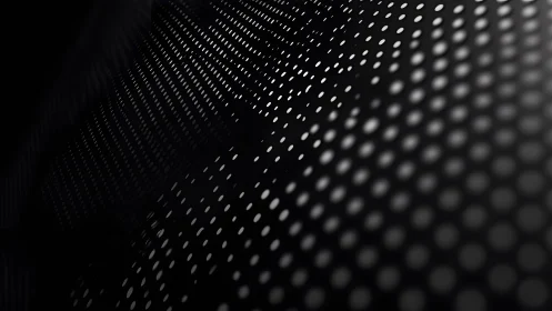 Abstract Black and White Dotted Pattern with Gradient Effect.