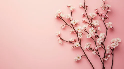 Cherry Blossoms Whisper: A Study in Soft Pastel Restraint.