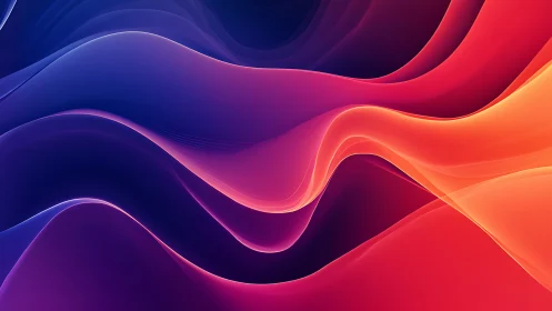Radiant neon waves flow across a luminous abstract horizon.