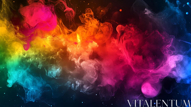 Chromatic nebula dynamics in high-saturation color spectrum.