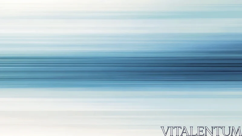 Horizontal blue motion lines form abstract gradient bands