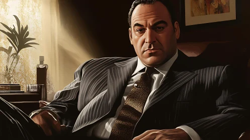 Boardroom thunderhead reclines beneath a slice of sunlight