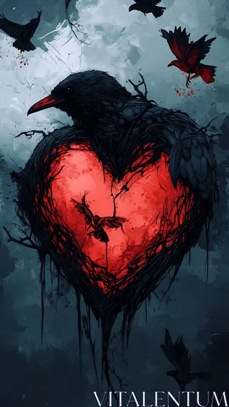 Dark Raven's Glowing Heart of Hope.