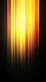 Golden lightfall over deep black horizon glow.