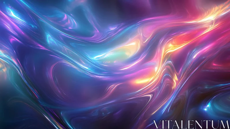 Iridescent plasma waves form fluid light trails with high chroma