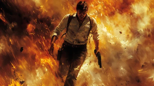 A Hero's Stand: Courage Amid the Inferno.