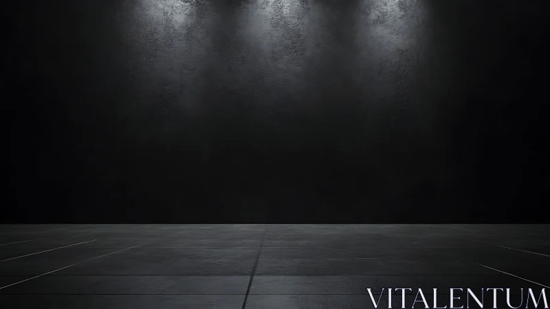 Moody black gallery wall ready for your creative story.