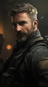 Battle-weary tactician turns toward invisible incoming storm