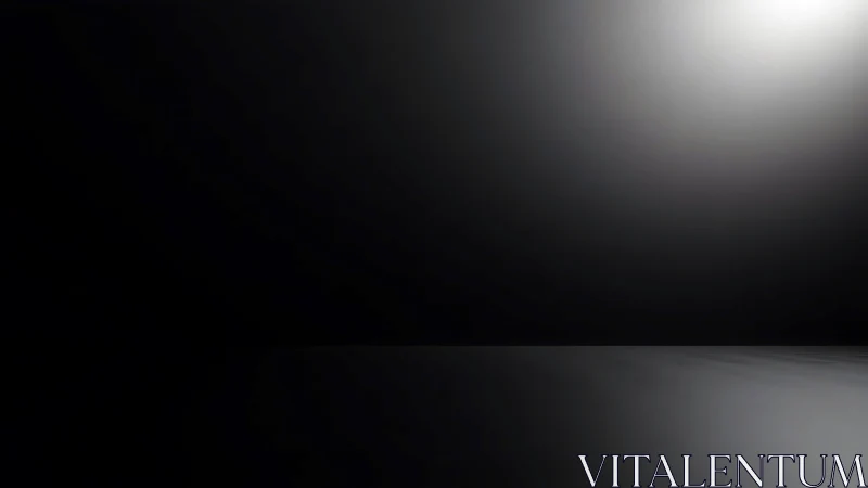 Minimal gradient background displays smooth light on surface