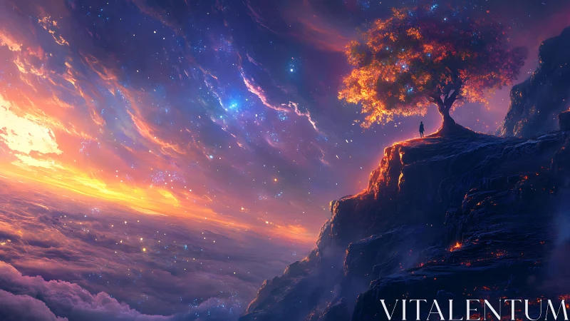 Stargazing under the ember tree at the world&rsquo;s bright edge.