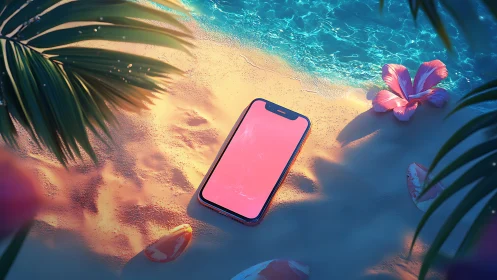 Neon Pocket Dreams on Sun-Soaked Sand.