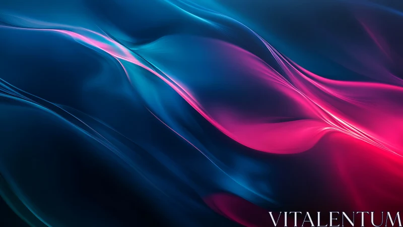 Birefringent neon wave gradients form fluid spectral light ribbons