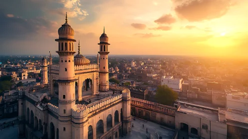 Sunlit domes watching a timeless city exhale at dusk.