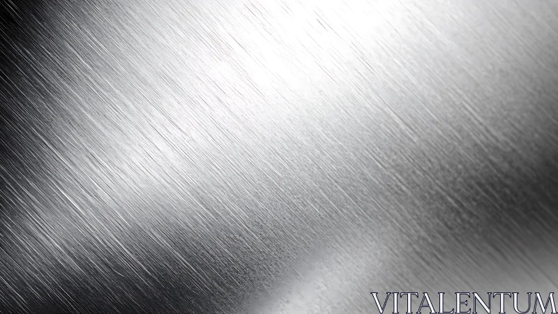 Brushed metal texture background with diagonal linear pattern.