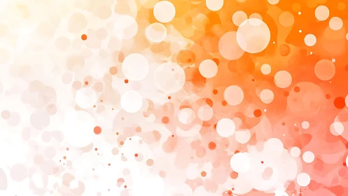 Abstract orange and white bokeh background with soft gradient effect.