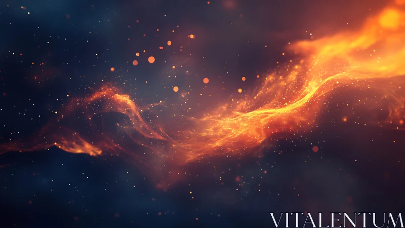 Luminous Stream Dances Through the Cosmic Dark