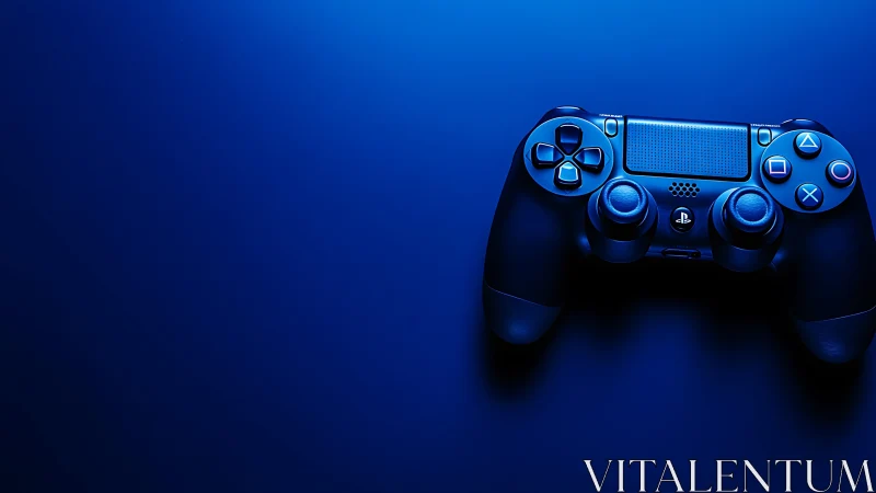 PlayStation DualSense Controller in Electric Blue.