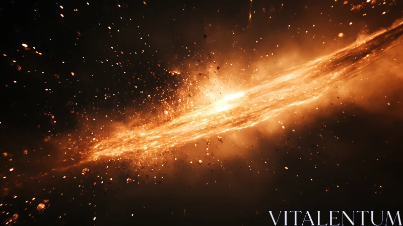 Incandescent Energy Ray Piercing Darkness.