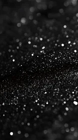 Midnight sparkles drifting through a soft velvet darkness.