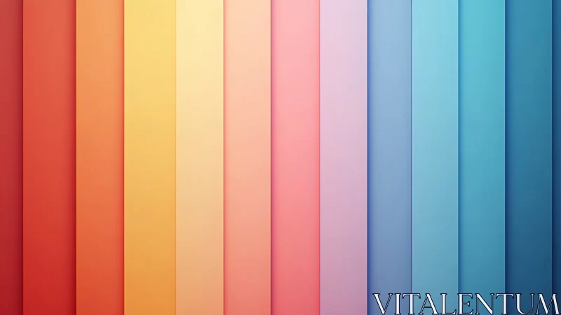 Vertical gradient panels in soft multicolor spectrum.