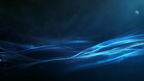 Blue luminescent energy waves on dark gradient cosmic field