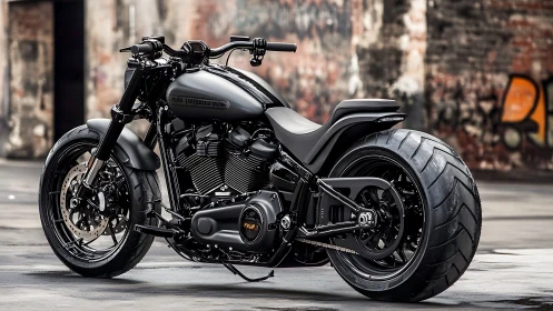 Midnight muscle cruiser prowls an urban graffiti arena.