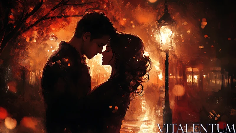 Embers of Passion: Two Souls Ignited in Amber Twilight