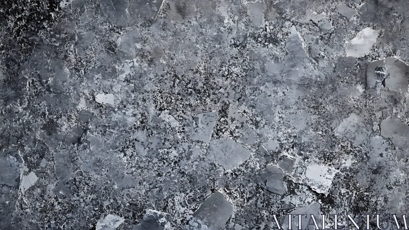 Weathered concrete surface shows flaking, spalled and pitted layers