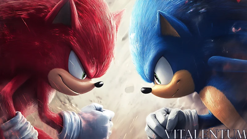 Electric rivalry glows as two heroic animals face off
