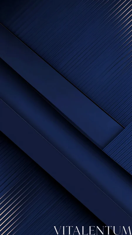 Midnight blue diagonal panels in layered abstract design.