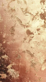 Textured rose gold metallic surface glows with soft patina.