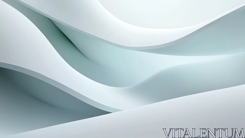 Layered pale curves in minimal abstract digital composition.