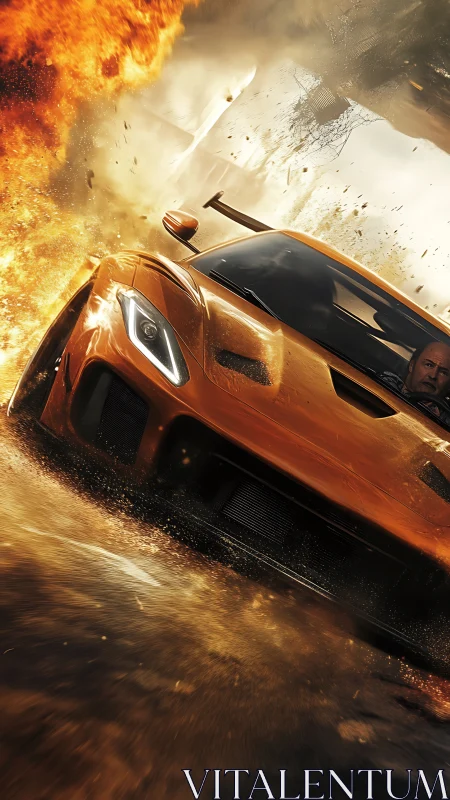 Firestorm supercar slashes through explosive urban mayhem.
